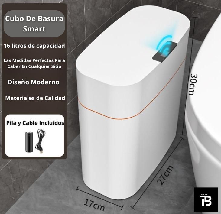 "Cubo De Basura Smart Con Sensor De Movimiento" (OFERTA 2X1)